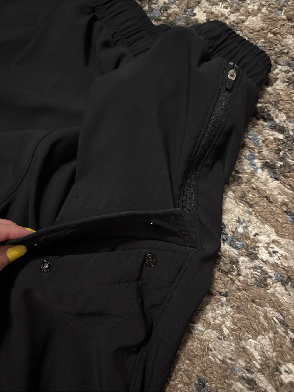 all in motion Black Cargo Jogger Pants with Elastic Waist